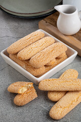 ladyfingers cookies on the table.