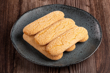 ladyfingers cookies on the table.