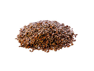 flax seed isolated  on transparent png