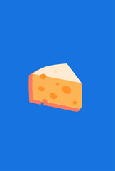 illustration vector graphic of cheese perfect for posters, pamphlets, wall hangings, decorations, designs, wallpapers, backgrounds, and cards