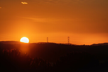 Obraz premium sunset time