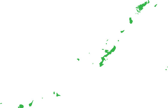 日本地図　沖縄県