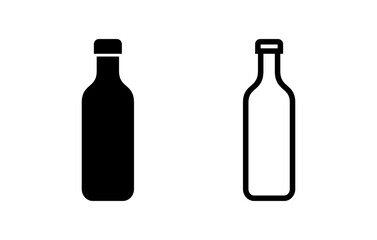 Bottle icon vector illustration. bottle sign and symbol