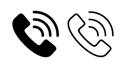 Call icon vector illustration. telephone sign and symbol. phone icon. contact us