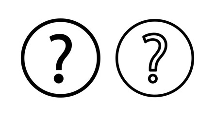 Question icon vector illustration. question mark sign and symbol