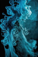 Fototapeta premium smoke with black background, cloud, Made by AI,Artificial intelligence