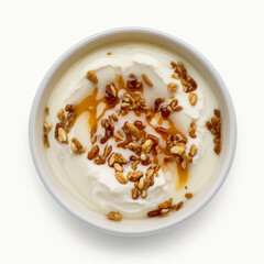 Greek Yogurt with Maple Syrup and Nuts