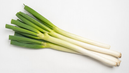 日本で収穫された白ねぎ