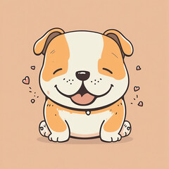 Cute Chibi Bulldog | Midjourney Generative AI