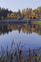Obraz premium Autumn at the Garden Park