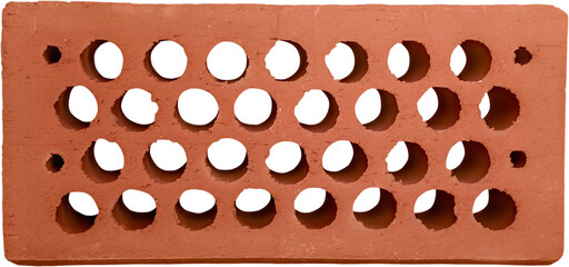 Top View of a Clay Brick