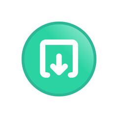 Download Button Symbol