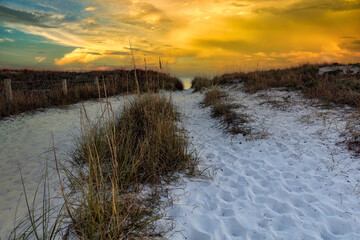 "Sandy Path to the Sunset"