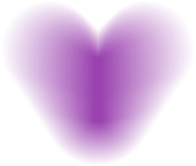Soft heart gradient blur.