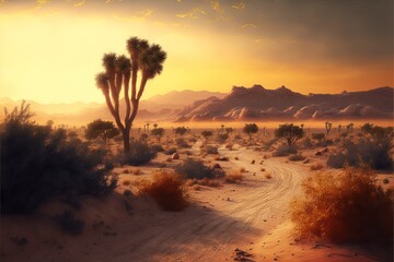 Fototapeta na wymiar Sahara-Desert