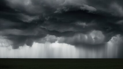Obraz na płótnie Canvas Dark clouds before a thunderstorm.