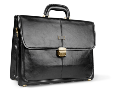 Beautiful new black business briefcase