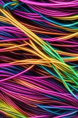 Electric Wiring Multicolored Installation Cable. IA technology