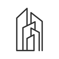 Real Estate Logo template Icon Illustration Brand Identity