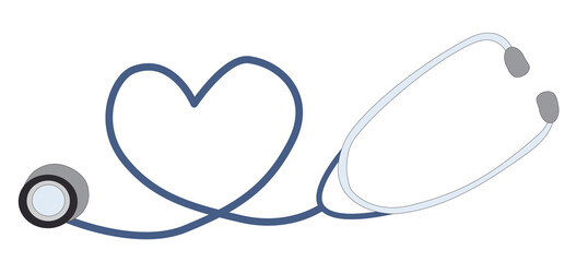 Stethoscpoe vector design for logo healthcare