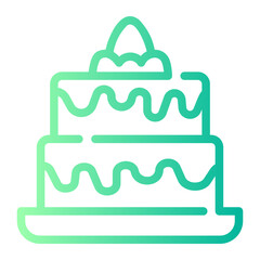 cake gradient icon