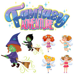 Fantasy adventure text design