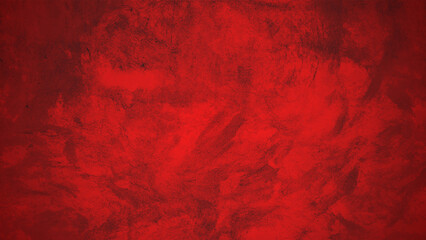 Watercolor red and light effect texture, background. Red scratch cement wall.  Vector Illustration