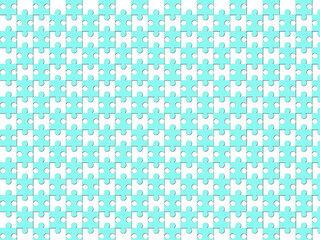Jigsaw puzzle _ background picture _ blue