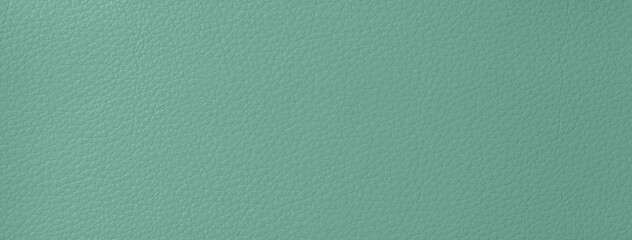 レザー調の質感のあるミントグリーンの紙の背景テクスチャー © hanahal