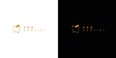 Modern and elegant  pro dentist logo design 4