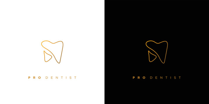 Modern and elegant  pro dentist logo design 2