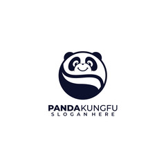 panda symbol logo design illustration © Norin