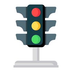 Traffic Light flat icon