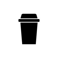 Disposable cup icon vector design templates