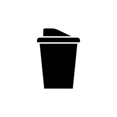 Disposable cup icon vector design templates
