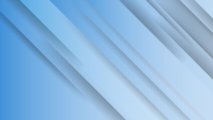 Abstract polygonal digital light blue geometric shape subtle vector technology background.
