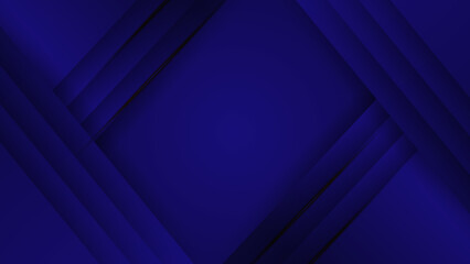 Abstract digital navy geometric shape subtle vector technology background.
