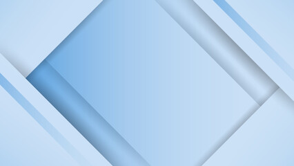 Abstract blue diagonal overlap background. Vector Illustration