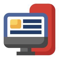 Fototapeta premium System Unit flat icon