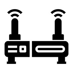 Wifi Router glyph icon