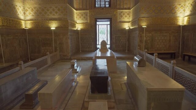Inside view of the Gur-e-Amir (Guri Amir), Samarkand, Uzbekistan