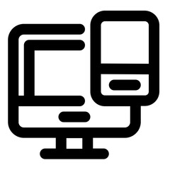 Responsive line icon