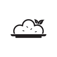 rice icon , food icon vector