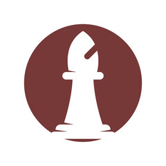 Chess icon logo design