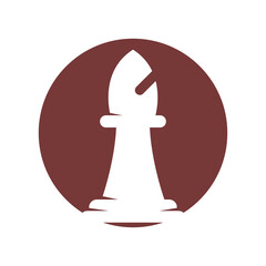 Obraz premium Chess icon logo design