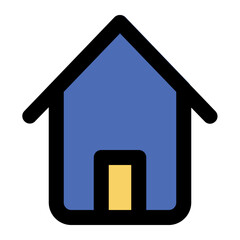 Home filled flat icon