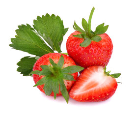 Strawberry isolated on white background