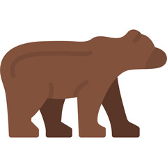 Obraz na płótnie Canvas Bear Icon