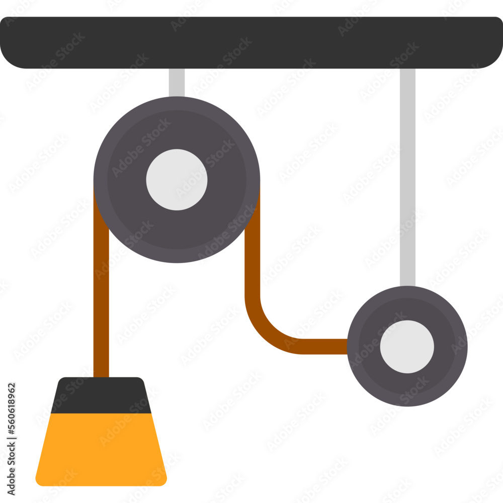 Sticker pulley icon