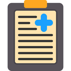 Fototapeta premium Medical Report Icon